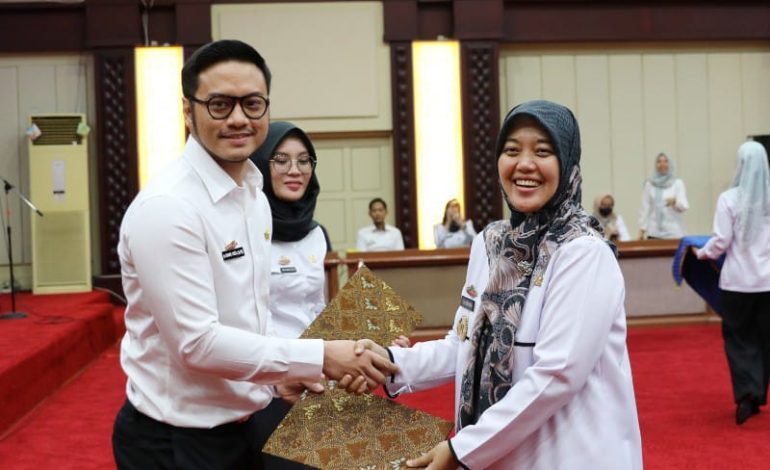  Wagub Chusnunia Serahkan SK Gubernur tentang Pengangkatan PPPK Jabatan Fungsional Kesehatan