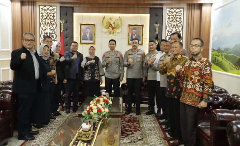  Rektor Universitas Lampung Lawatan ke Polda