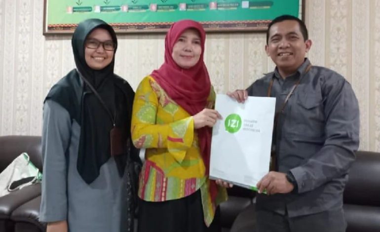  IZI Lampung Serahkan Laporan Tengah Semester ke Beberapa Pemangku Kepentingan