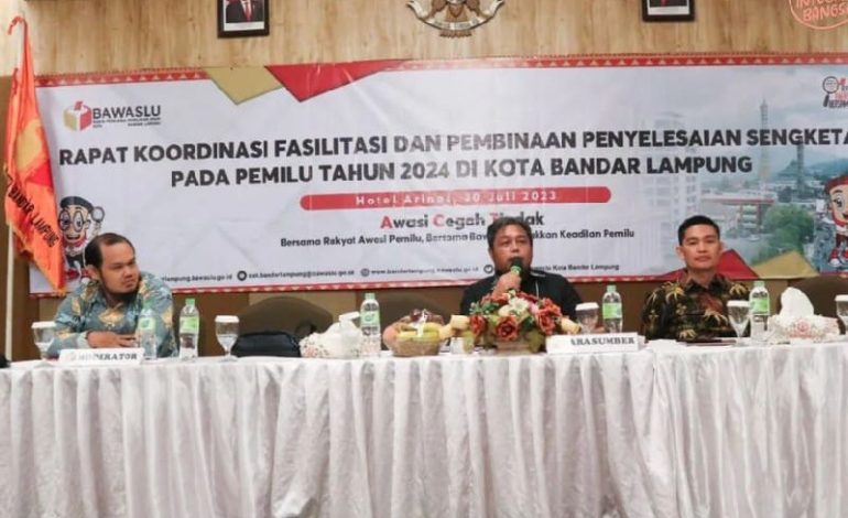  Ketua KPU Bandar Lampung Dedy Triyadi Paparkan Potensi Sengketa Pemilu