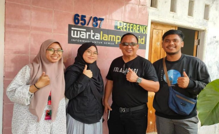 Bangun Relasi Media Massa, Pegiat Komunitas Kejar Mimpi Lampung Silaturahmi ke Wartalampung.id