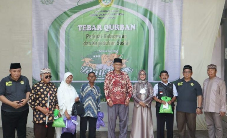  LDII Lampung Kurban 1.323 Sapi, MUI Apresiasi Kepedulian Sosial