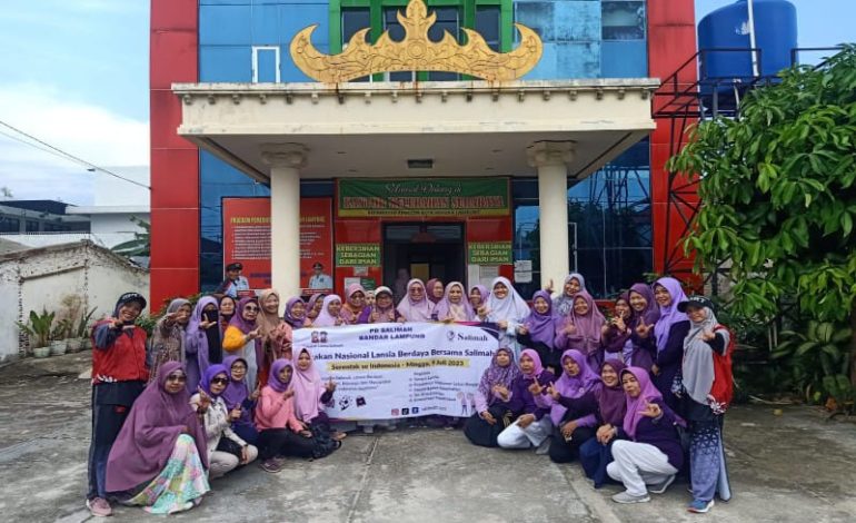  Salimah Bandar Lampung Helat Peduli Lansia, Sukseskan Gerakan Nasional