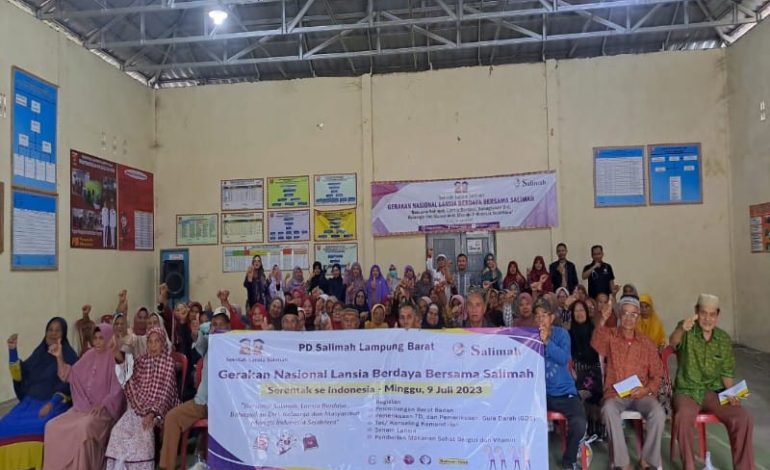  Salimah Lampung Barat Sukseskan Gerakan Nasional Lansia Berdaya