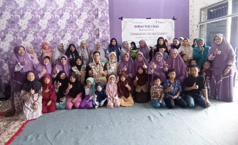  Salimah Lampung Utara Santuni Yatim Duafa, Per Orang Dapat Rp300 Ribu