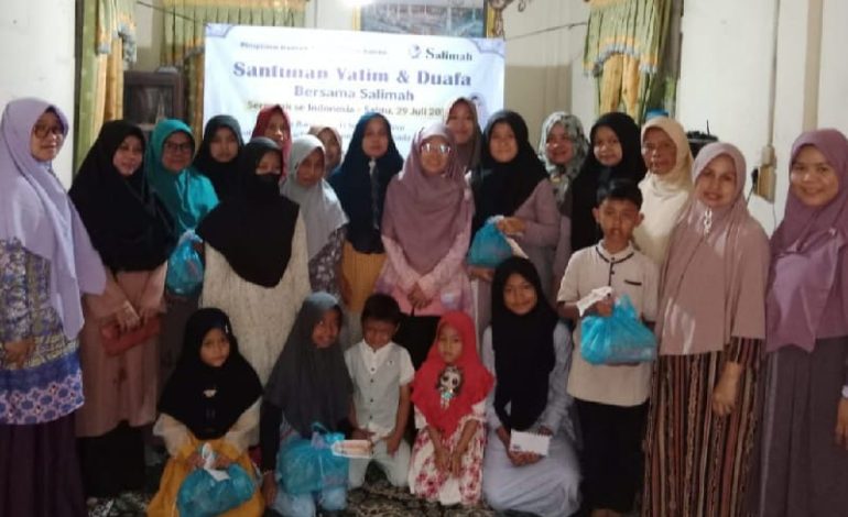  Salimah Way Kanan Santuni Yatim dan Duafa, Tiap Anak Terima Rp100 Ribu Plus Bingkisan