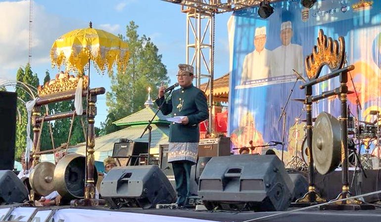  Wahdi Buka Festival Putri Nuban Dalam Rangka HUT ke-86 Kota Metro