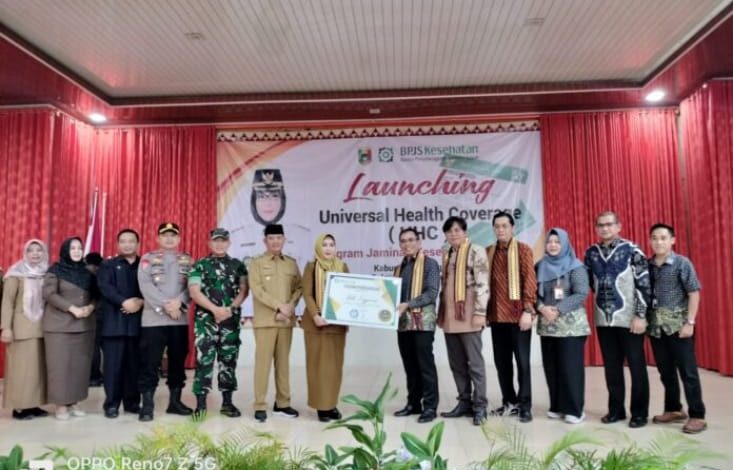  Bupati Tanggamus Dewi Handajani Hadiri Peluncuran Universal Health Coverage Jaminan Kesehatan Nasional