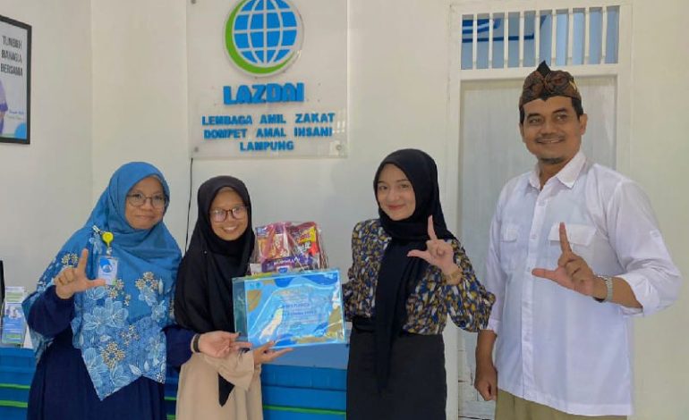  LAZDAI Peduli Berikan Apresiasi kepada Putri Hijabfluencer Lampung