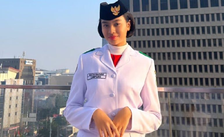  Paskibraka Asal Lampung Agita Nazara, Terima Kasih untuk Orangtua dan SMAN 2 Bandar Lampung