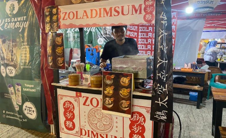  Buka Stan di Lampung Night Market, Zola Dimsum Tawarkan Beragam Pilihan Rasa