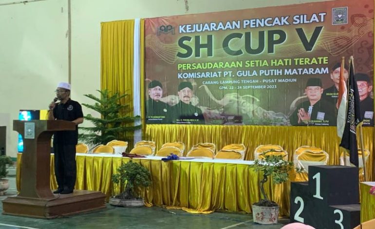  Abdul Hakim Buka Kejuaraan Pencak Silat SH Cup PSHT Komisariat PT Gula Putih Mataram