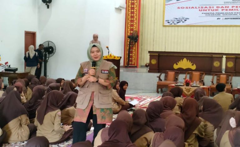  Sosialisasi Pemilu di MAN 1 Bandar Lampung, Ika Kartika Ajak Siswa Lawan Hoax