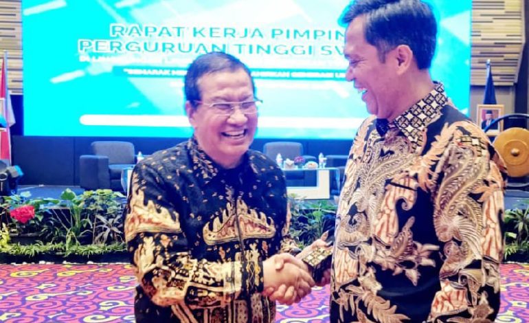  Kepala LLDikti Wilayah II Apresiasi Kontribusi Universitas Teknokrat Indonesia Pada Raker Pimpinan PTS