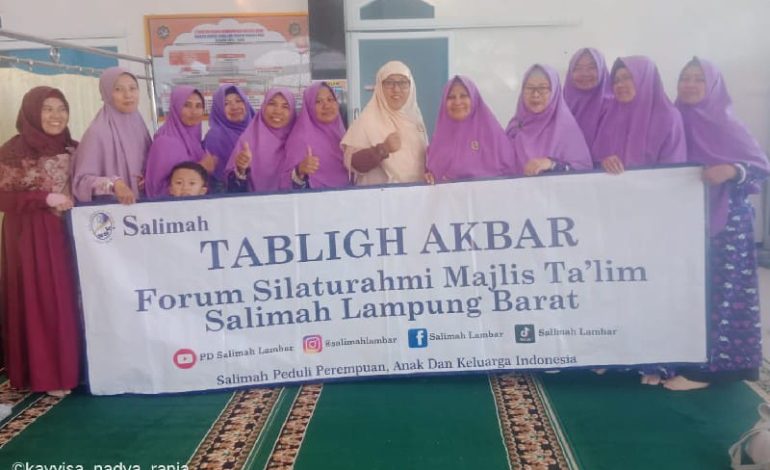 Salimah Lampung Barat Tablig Akbar, Ustazah Khairuna Arfalah Pembicara