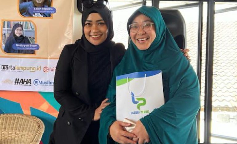  Hadiri Milad Ke-7 Tapis Blogger, Sekretaris Muslimat Dewan Dakwah Lampung Yeni Widarsih Nyesal Gak Bawa Tisu
