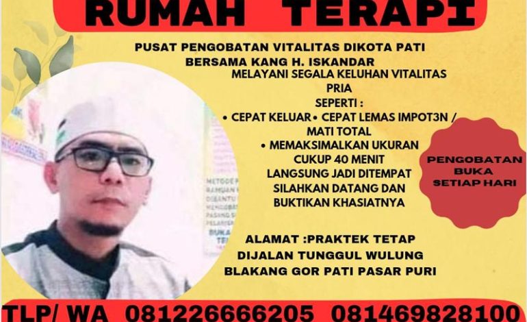  Pengobatan Alat Vital Pati Jawa Tengah H Iskandar Tlp 081226666205