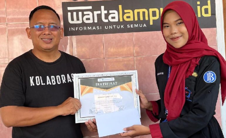  GenBI UIN Raden Intan Webinar Jurnalistik, Adian Saputra Latih Peserta Menulis Rilis