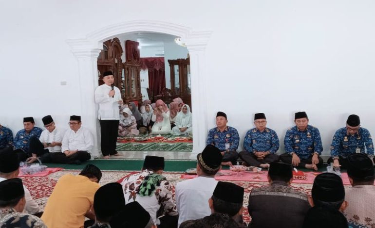  Penjabat Bupati Tanggamus Mulyadi Irsan Gelar Pengajian, Minta Dukungan Jalankan Amanah dengan Baik
