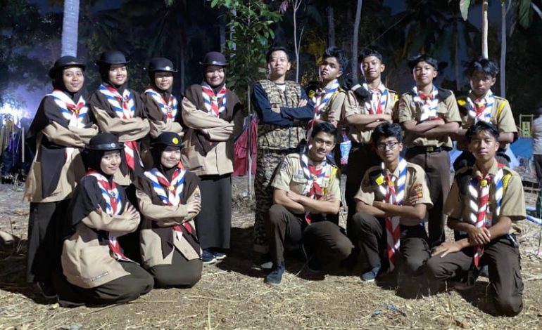  Gebyar Perkemahan Se-Lampung, SMAIT Permata Bunda Tampilkan Tarian Ratoh Jaroe