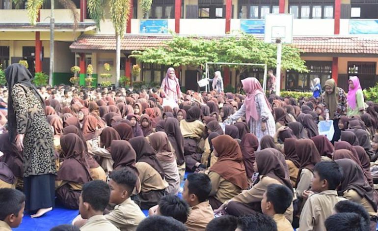  LAZDAI Peduli Galang Dana Kemanusiaan Bersama SMPN 3 Bandar Lampung