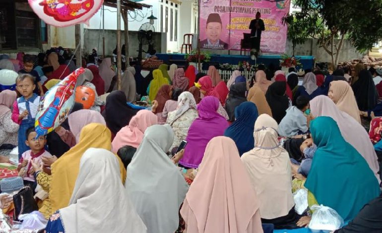  Salimah Simpang Pematang Mesuji Maulid Nabi, Anggota DPRD Lampung Semin Penceramah