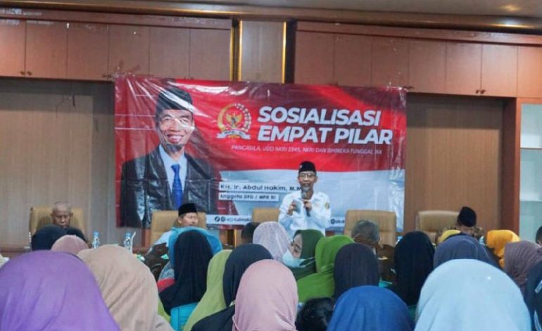  Abdul Hakim Sosialisasi 4 Pilar MPR di Universitas Islam An Nur
