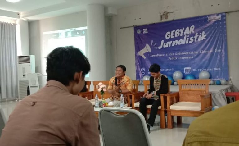  Andry Kurniawan Bekali Peserta Gebyar Jurnalistik Pilar Ekonomi Keterampilan Pengambilan Gambar