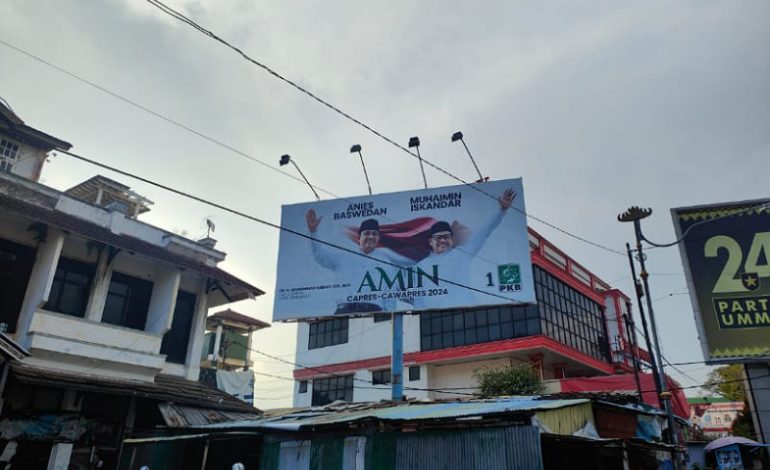  Anies-Muhaimin “Kuasai” Jalan Pangeran Diponegoro Bandar Lampung