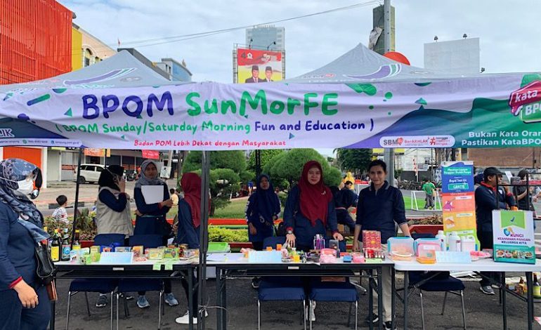  BPOM Buka Stan di Car Free Day Tugu Adipura, Bisa Uji Kesehatan Makanan di Mobil Laboratorium