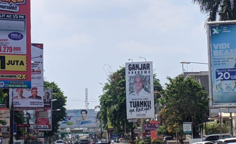  Baliho Capres di Bandar Lampung Bertebaran, dari Hajimena sampai Al Furqon 40 Buah