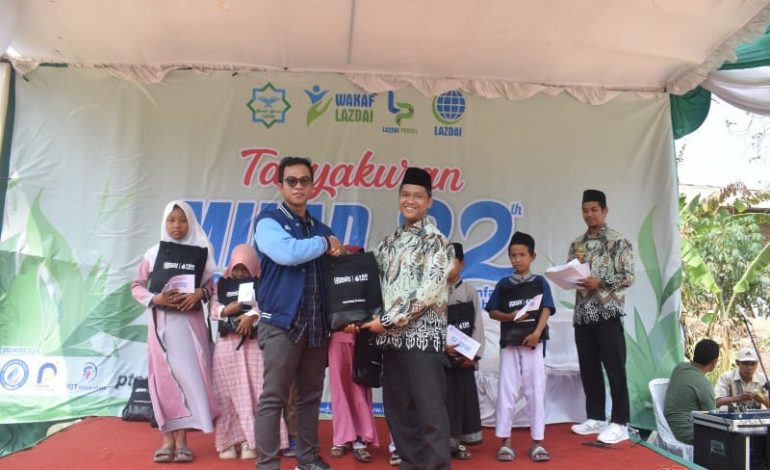  Bersama YBM BRILiaN, LAZDAI Peduli Salurkan Tas dan Santunan kepada Yatim