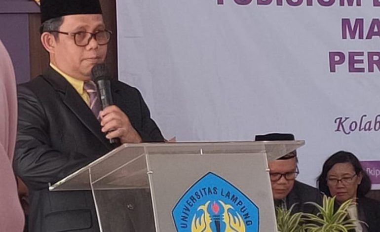  Yudisium FKIP Unila, Sunyono: Lulus Cepat dan Berkualitas