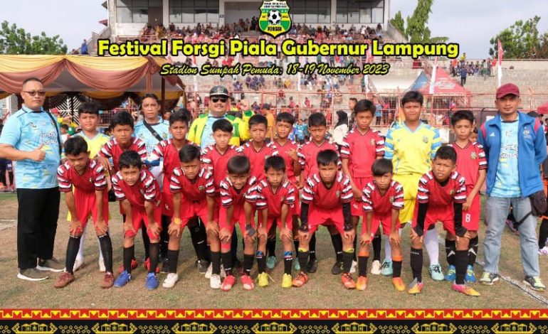  Forsgi Lamsel U-12 Juara Piala Gubernur, Amir Abdillah Putra Cendekia Raya Kiper Terbaik