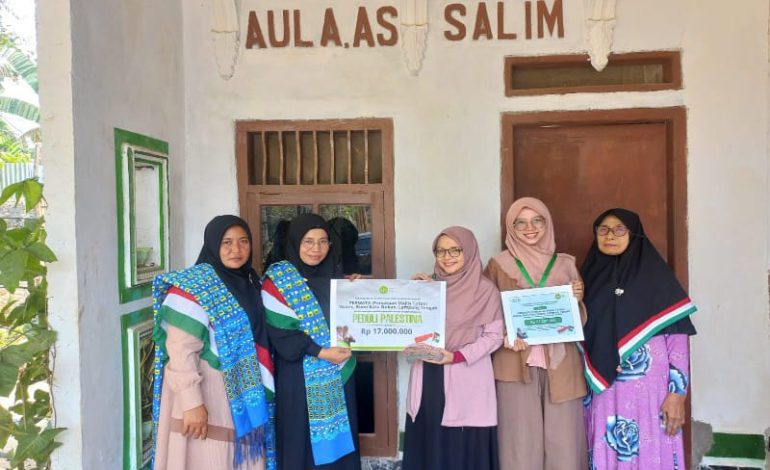  Kerja Sama IZI Lampung-Baznas RI, Permata Wates Salurkan Donasi Palestina