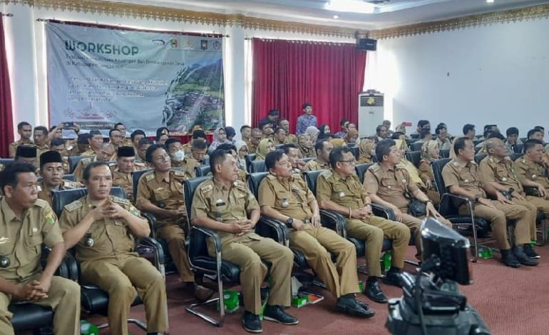 Pj Bupati Tanggamus Mulyadi Irsan Buka Lokakarya Pengelolaan Keuangan Desa