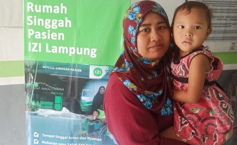 Syahira Pasien Epilepsi dan Lambat Tumbuh Kembang Singgahi RSP YBM PLN-IZI Lampung