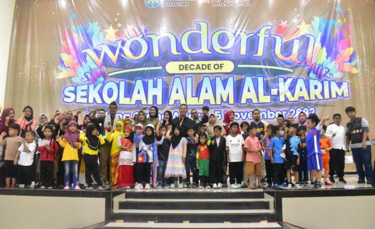  Sekolah Alam Al Karim Gandeng LAZDAI Peduli Salurkan Donasi Palestina
