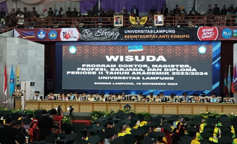  Universitas Lampung Luluskan 995 Wisudawan