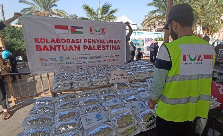  Bantuan Masyarakat Lampung Diterima Warga Gaza Palestina