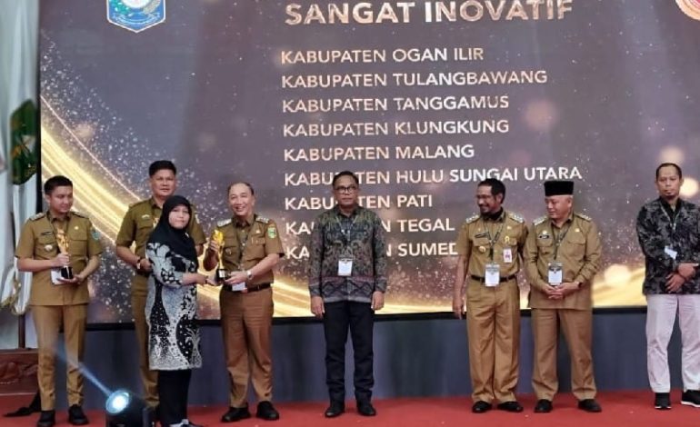  Tanggamus Raih Penghargaan Kabupaten Sangat Inovatif