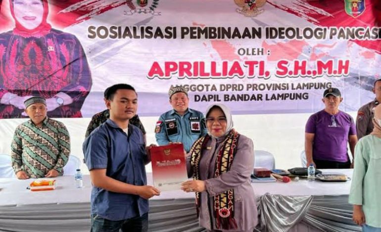  Anggota DPRD Lampung Aprilliati Ajak Masyarakat Pegang Teguh Nilai Pancasila