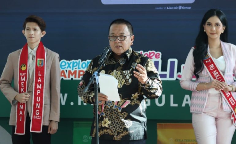  Resmikan Lampung-Yogyakarta-Bali, Gubernur Minta Lion Air Buka ke Batam-Bandung-Medan