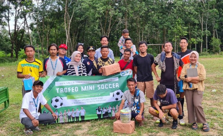 Mahasiswa KKN Unila Turnamen Futsal Antar-RT Pakai Daster, Pererat Silaturahmi Warga Tiuh Tohou