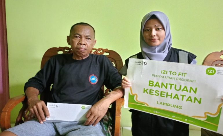  IZI Lampung Salurkan Bantuan Kesehatan untuk Supriyanto Pasien Gagal Ginjal