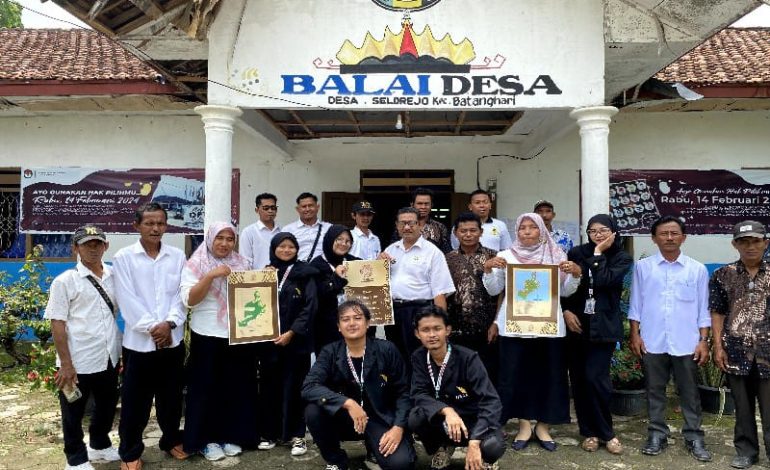  Mahasiswa KKN Itera Perkuat Branding Desa Selorejo Batanghari Lampung Timur