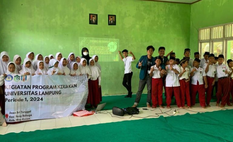 Mahasiswa KKN Unila di Buay Bahuga Sosialisasi Pencegahan Kekerasan Seksual terhadap Anak