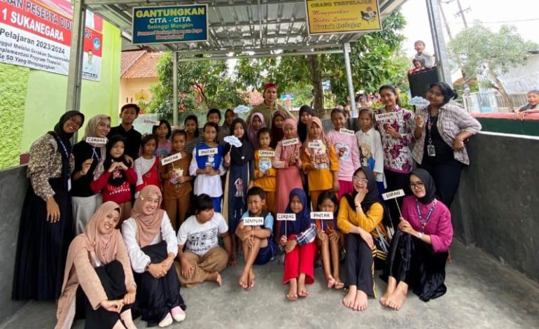  Mahasiswa KKN Unila Luncurkan Rumah Belajar di Desa Sukanegara Tanjungbintang Lamsel