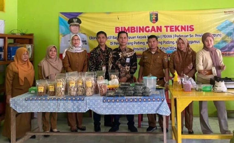  Dinas Pemberdayaan Perempuan-Perlindungan Anak Lampung Bimtek Ekonomi Kreatif