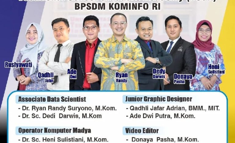  Dosen Universitas Teknokrat Indonesia Lulus Kompeten Trainer Vocational School Graduate Academy BPSDM Kominfo RI